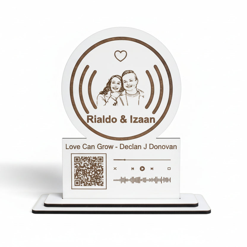 Personalised Music Plaque